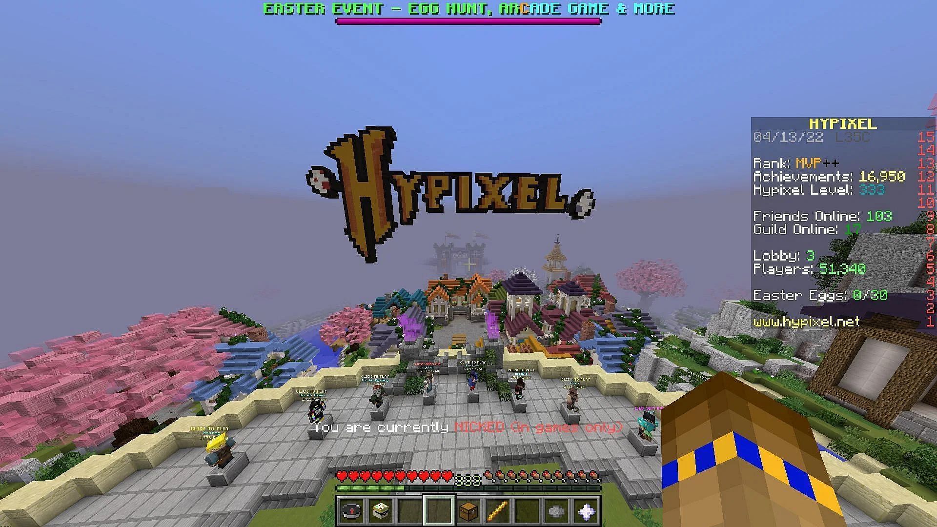 Minecraft Hypixel server