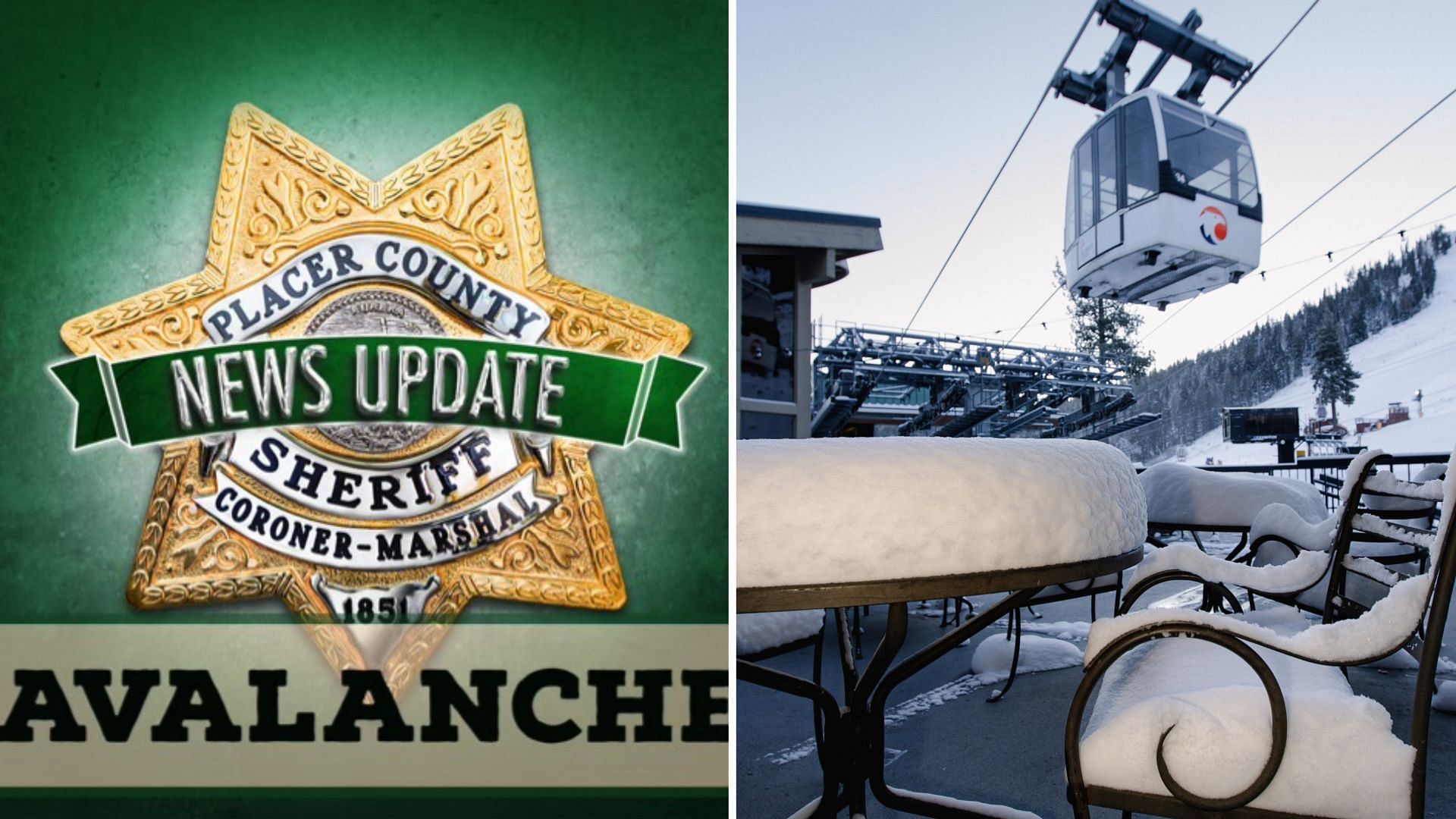 The Placer County Sheriff&#039;s Office was working to keep the people safe (Image via Facebook / Placer County Sheriff&#039;s Office / Palisades Tahoe)
