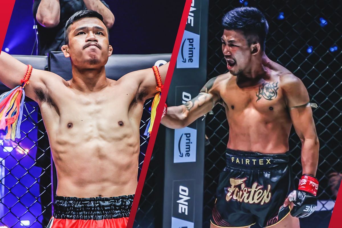 Superlek Kiatmoo9 (left) and Rodtang Jitmuangnon (right) | Image credit: ONE Championship