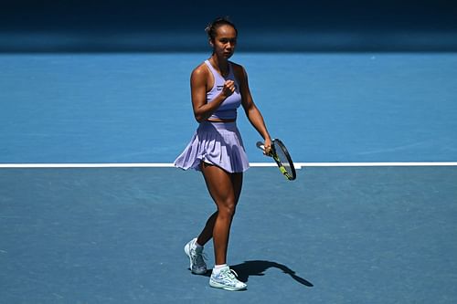 Leylah Fernandez at the 2024 Australian Open