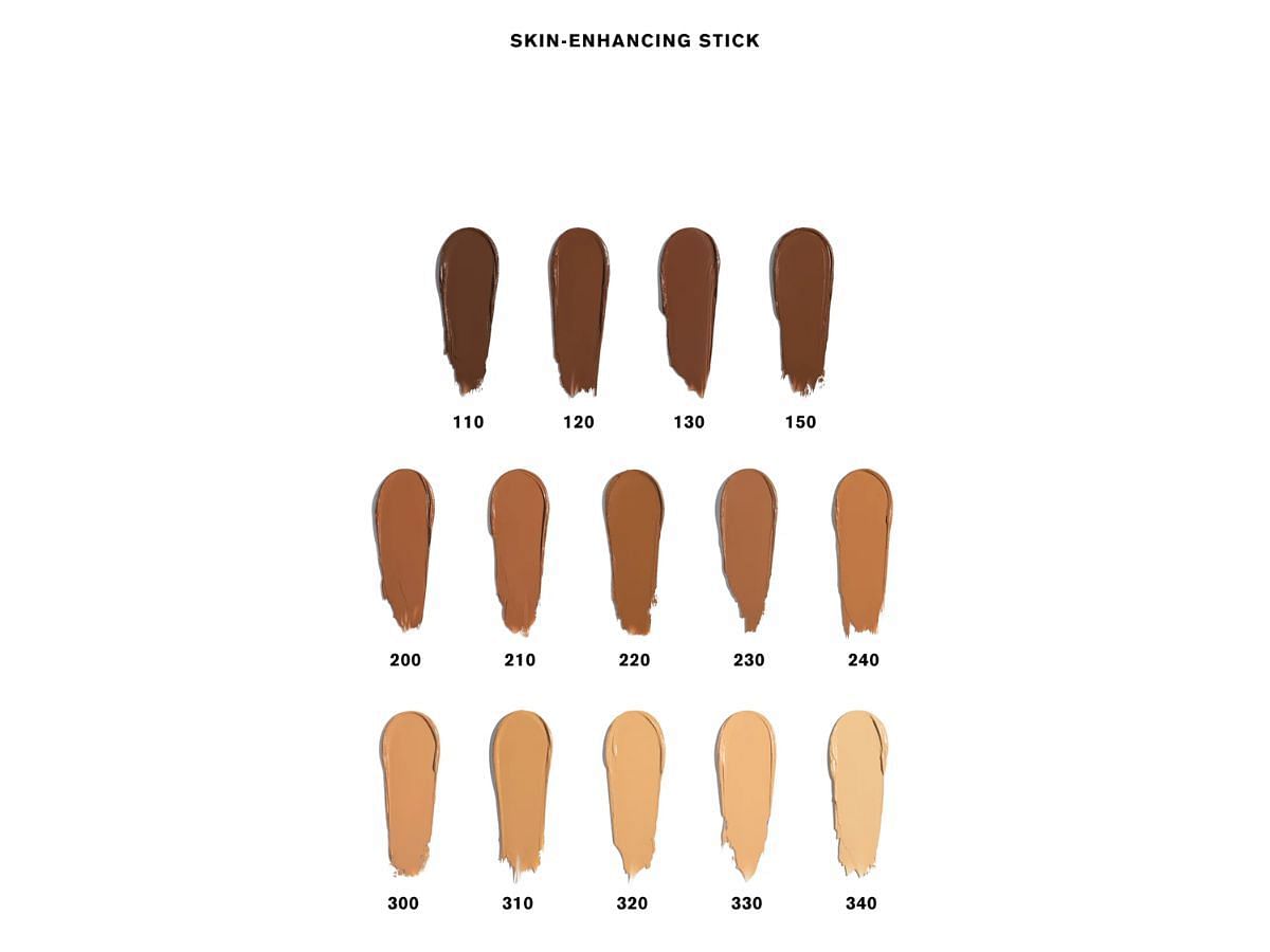 Shade swatches (image via Ami Col&eacute;)