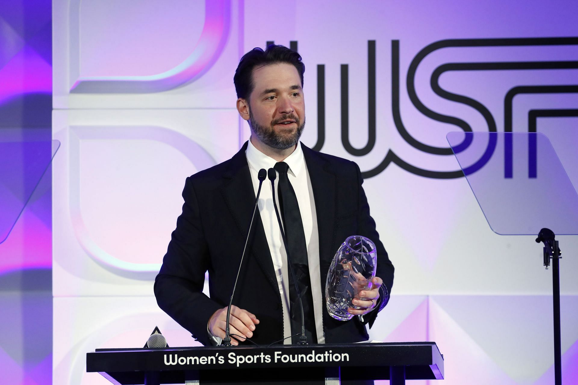 Serena Williams' husband Alexis Ohanian at the Women's Sports Foundation's Women In Sports Gala