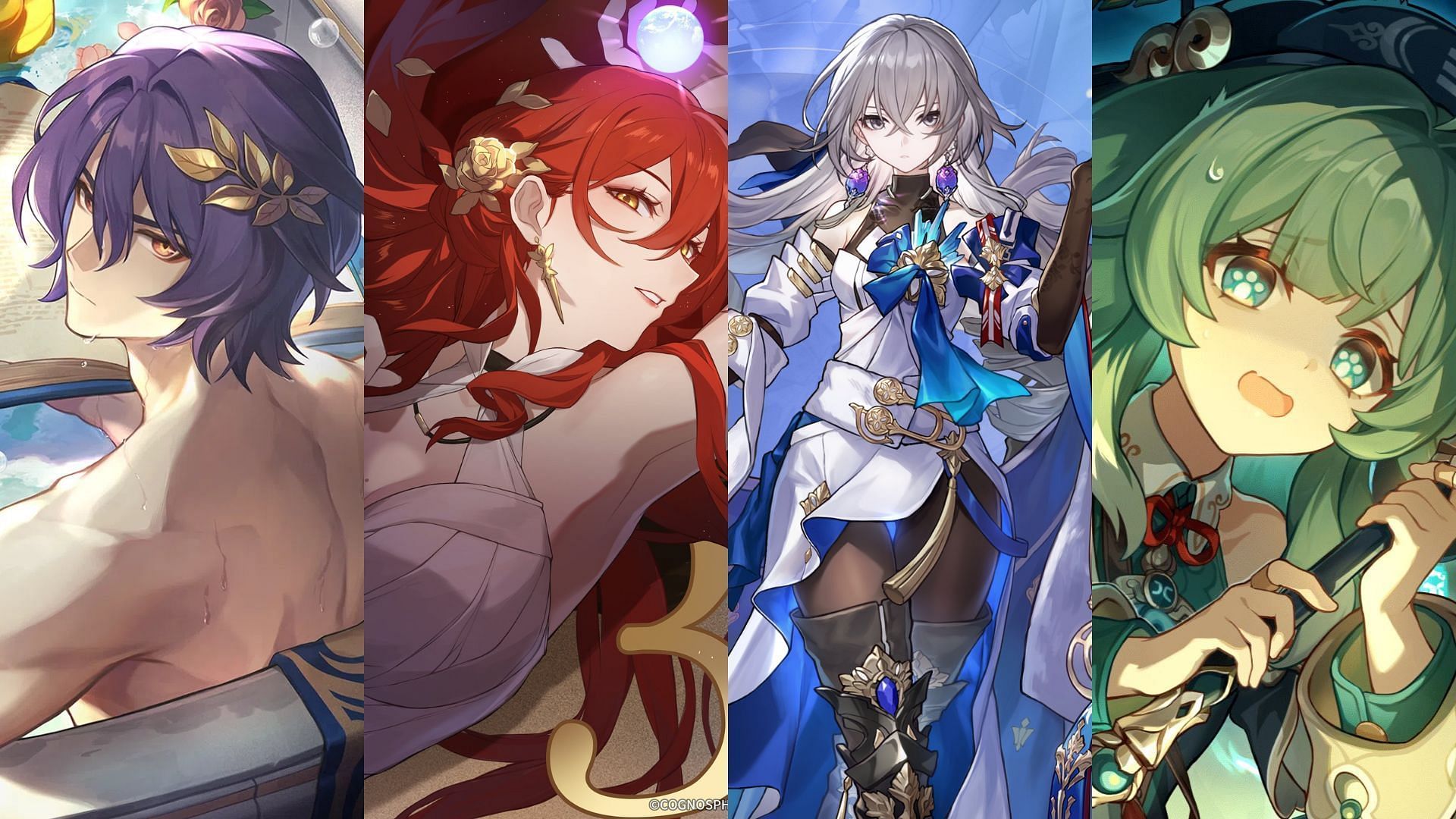 A team featuring Dr. Ratio, Himeko, Bronya, and Huohuo (Image via HoYoverse)