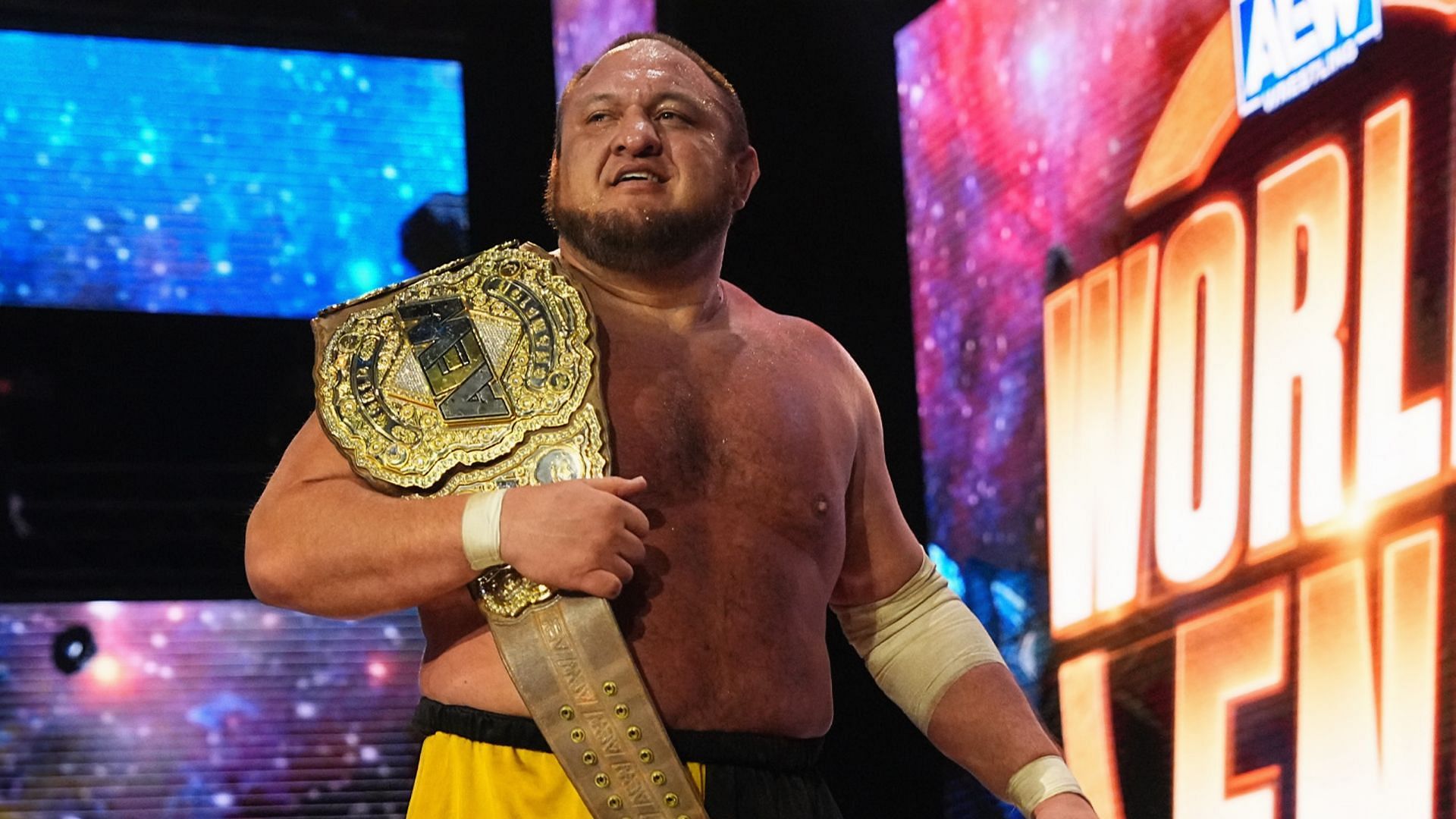 Samoa Joe captured the AEW World Championship at Worlds End