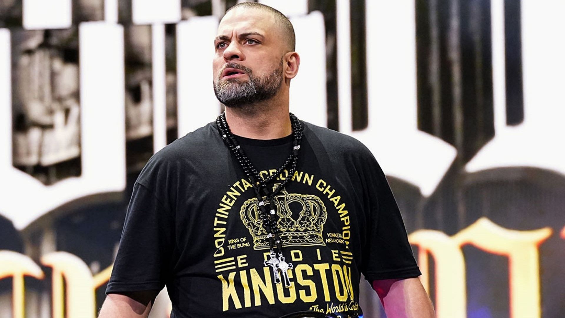 Eddie Kingston makes his entrance on AEW Rampage