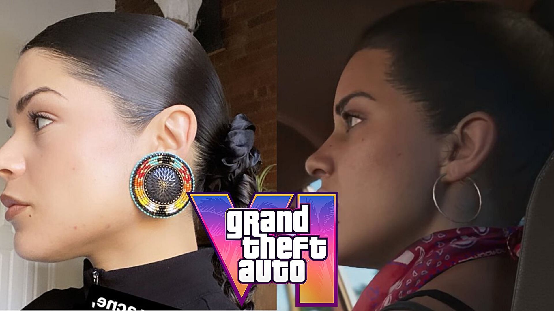 Fans compare Lucia and her rumored actor once again (Image via X/@GameRollGTA, Rockstar Games)