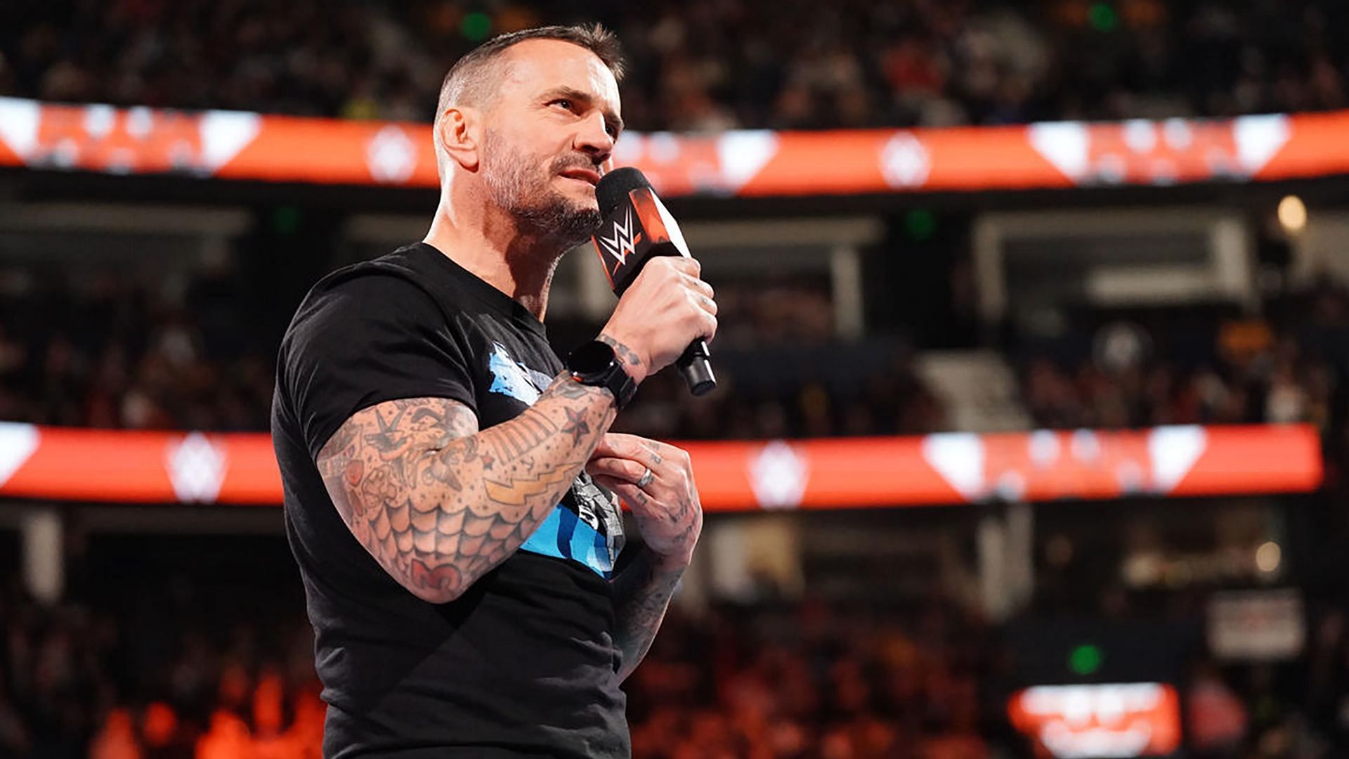 CM Punk speaks to fans on WWE RAW