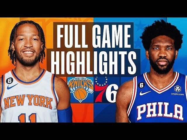 New York Knicks vs Philadelphia 76ers Starting Lineups and Depth Chart ...