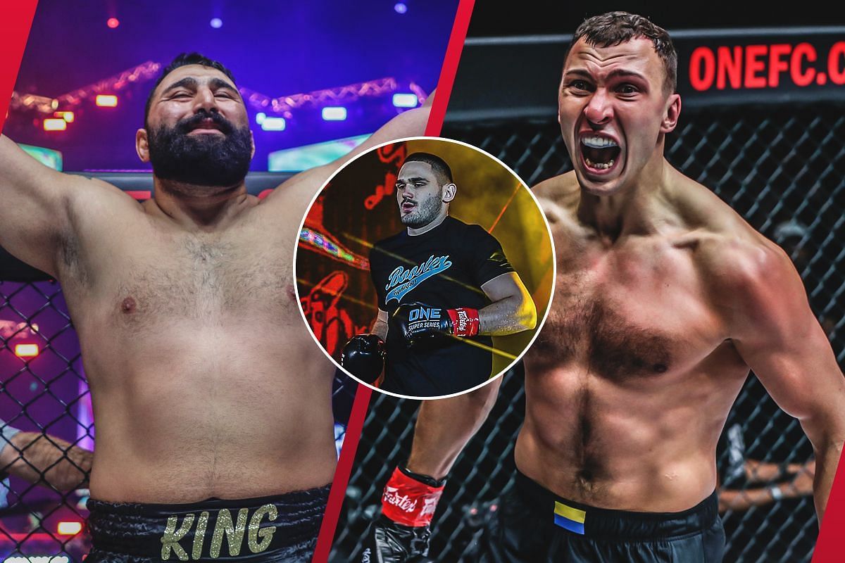 Iraj Azizpour (L), Rade Opacic (M), and Roman Kryklia (R) | Image by ONE Championship
