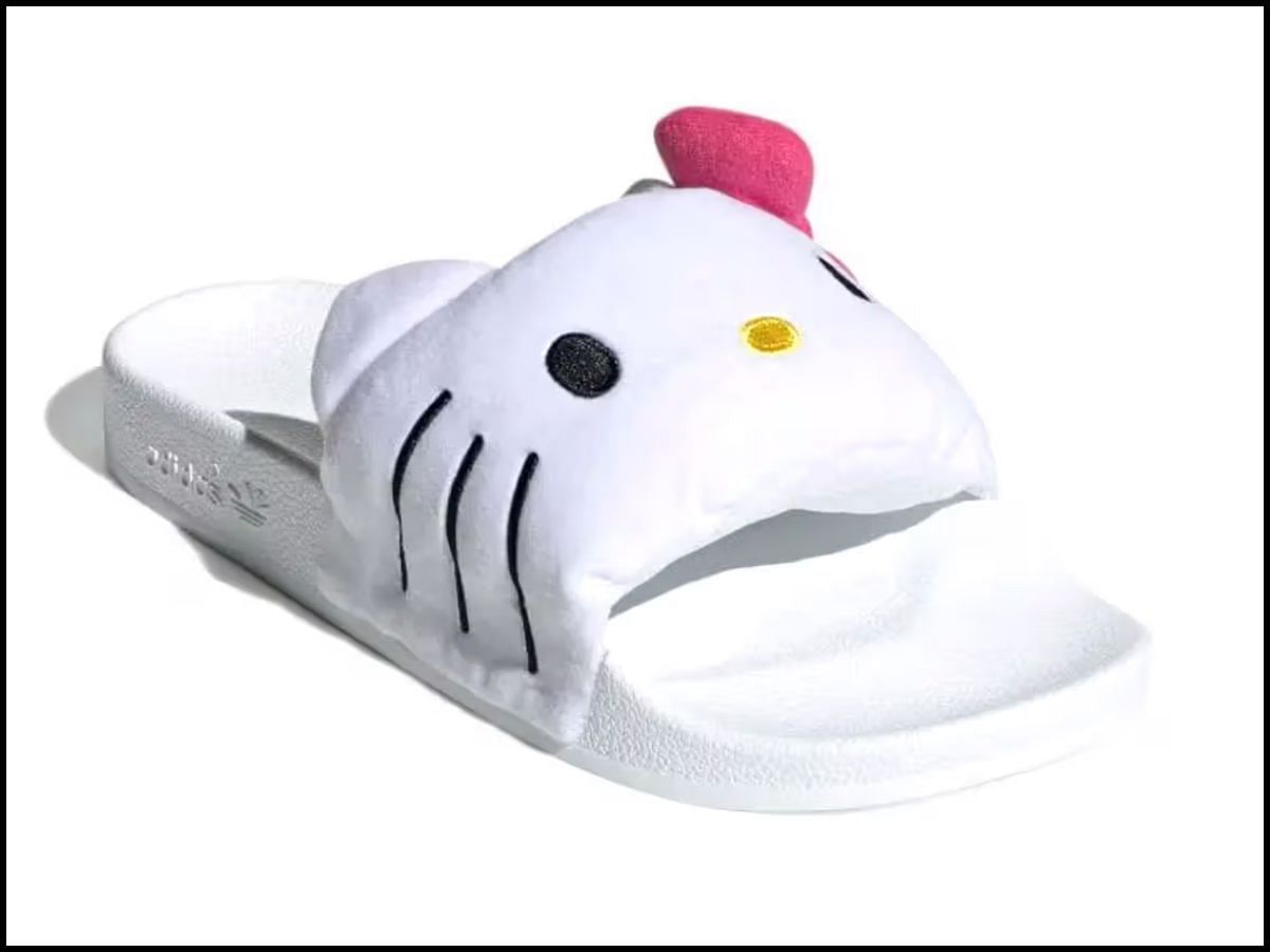 Hello Kitty x Adidas Orginal Adilette Slides (Image via Adidas)