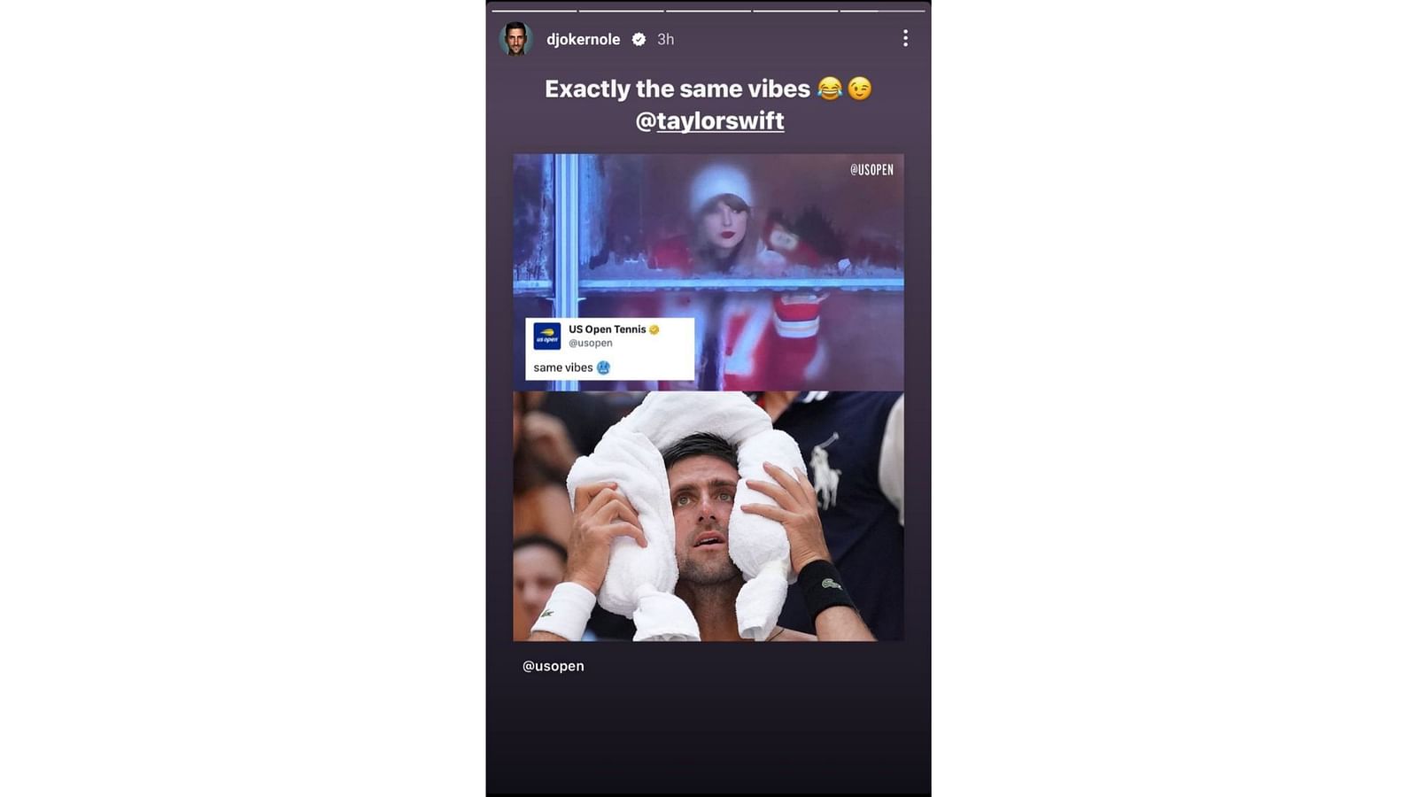 Novak Djokovic reacts sarcastically to a hilarious meme featuring him ...