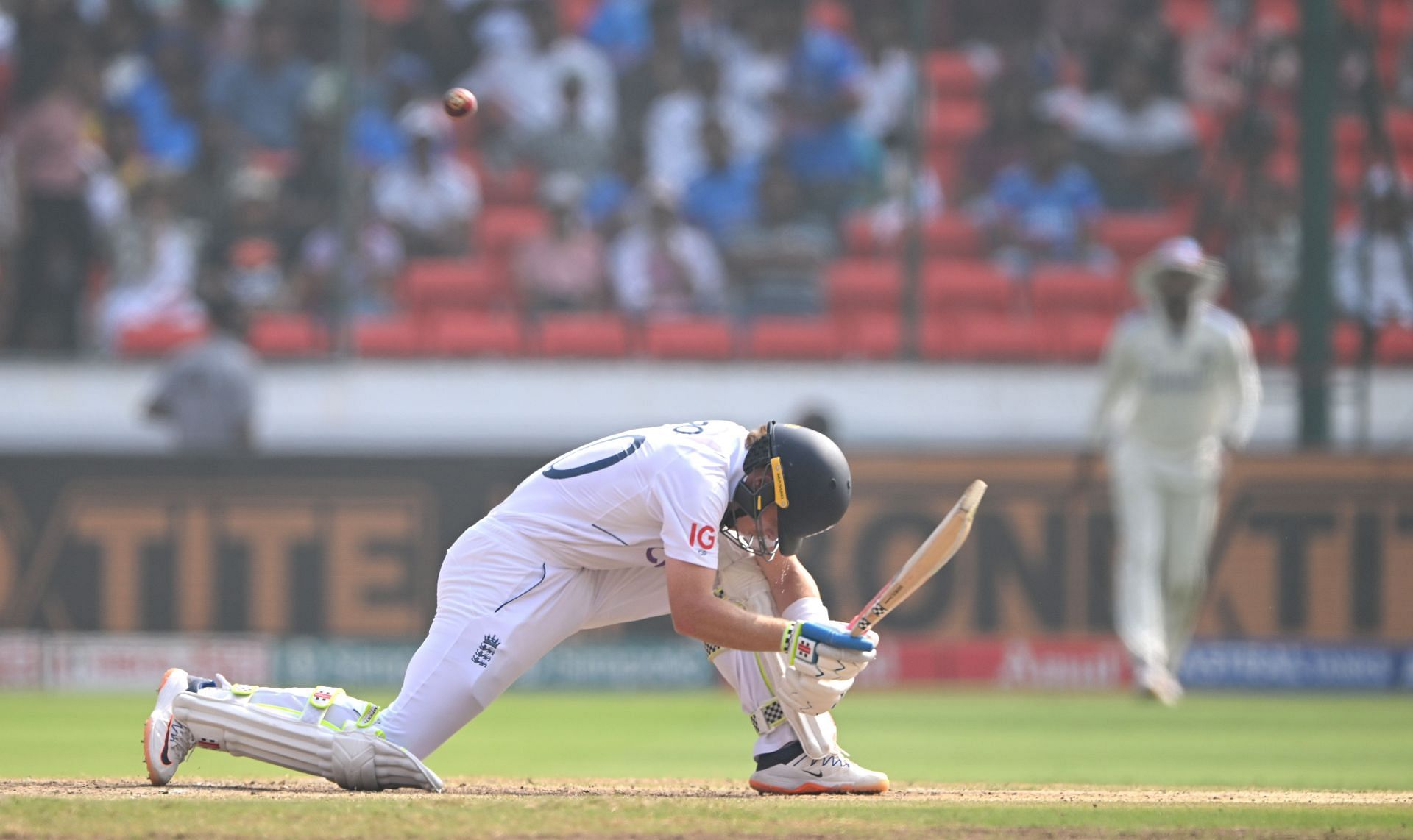 Ollie Pope displayed the authoritative BazBall with scoops, lap shots, sweeps, and reverse sweeps. Pic: Getty Images