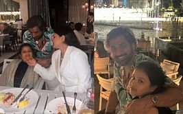 [Watch] MS Dhoni enjoys a vacation with daughter Ziva and wife Sakshi