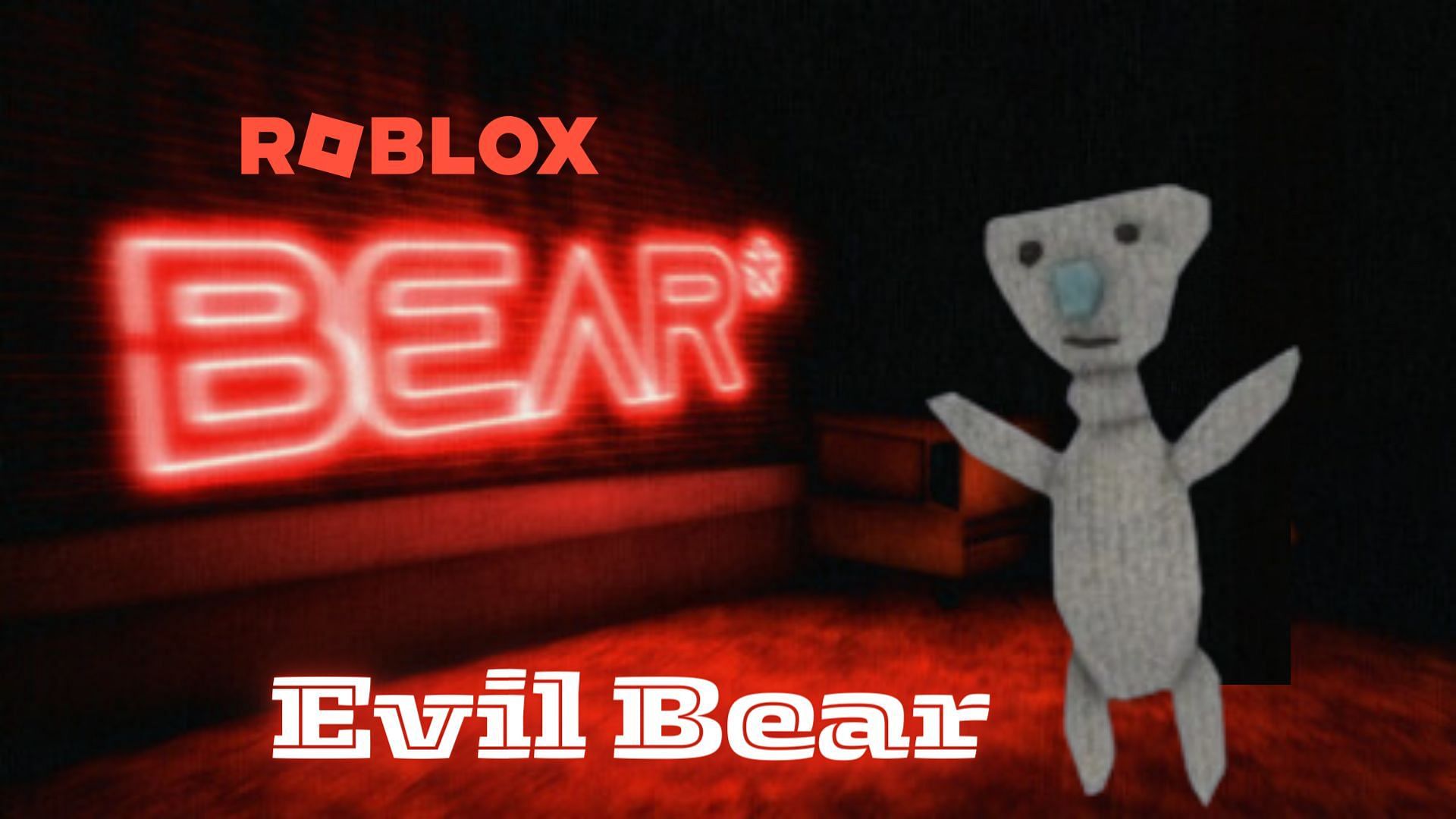 Featured cover of Evil Bear! (Image via Roblox and Sportskeeda)
