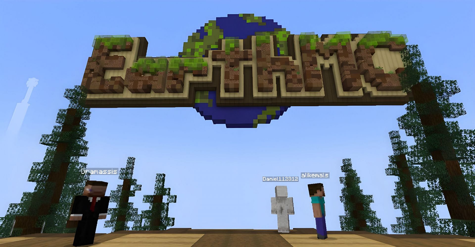 EarthMC is a great Earth server (Image via Mojang)