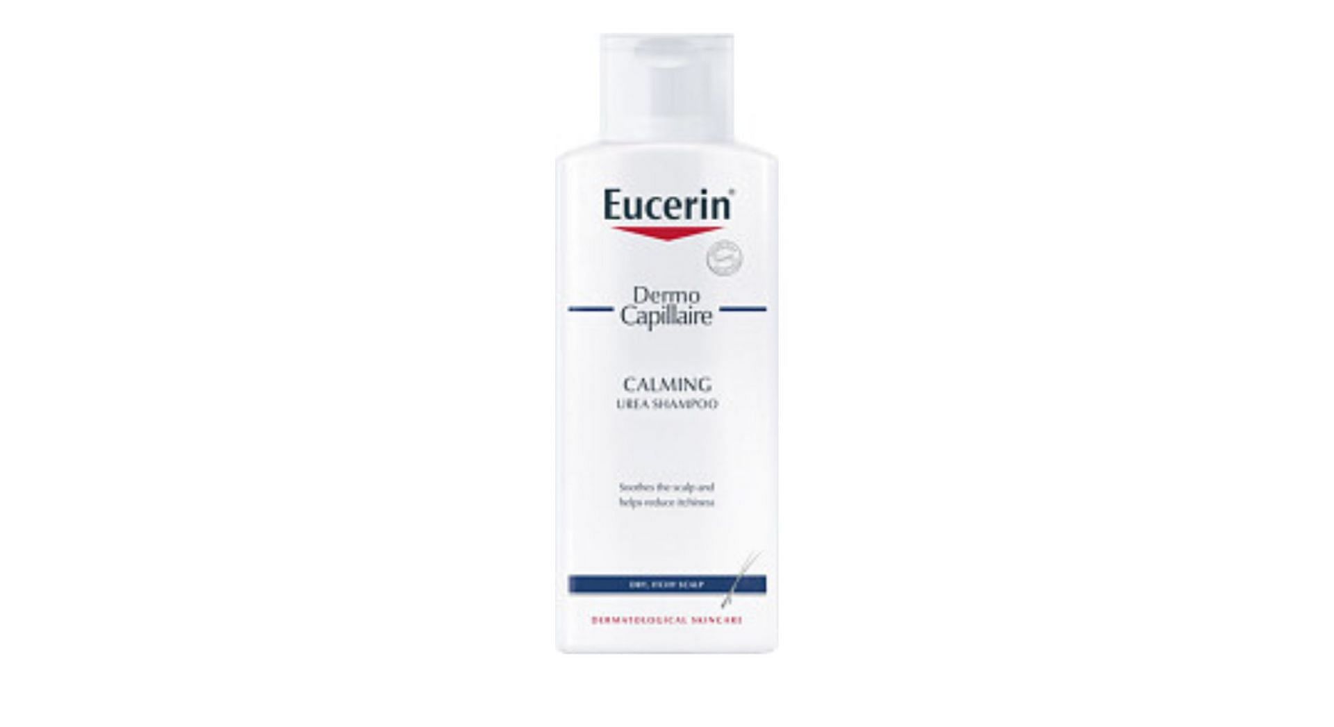 Eucerin DermoCapillaire Calming Urea Shampoo (Image via Escentual)