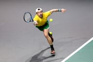 Jordan Thompson at the 2023 Davis Cup.