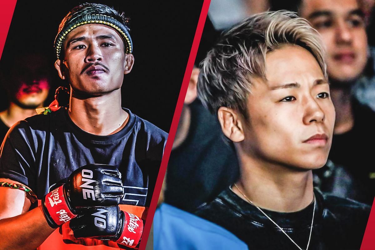 Superlek (L) will defend the ONE flyweight kickboxing world title against Takeru (R) at ONE 165 in Japan. -- Photo by ONE Championship