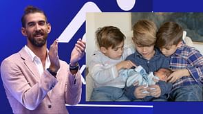 "Can't get enough of their newest brother" - Michael Phelps' wife Nicole shares wholesome picture of couple's kids