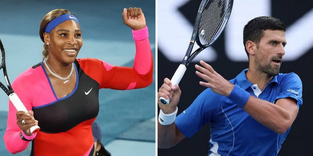 Novak Djokovic equals Serena Williams’ record of match wins at Australian Open Rod Laver Arena