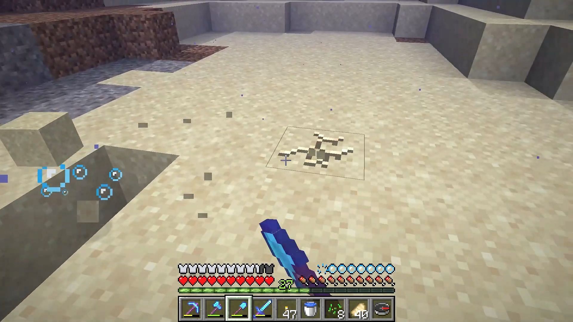 Aqua Affinity can make building and mining underwater in Minecraft much easier (Image via Waifu Simulator 27/YouTube)