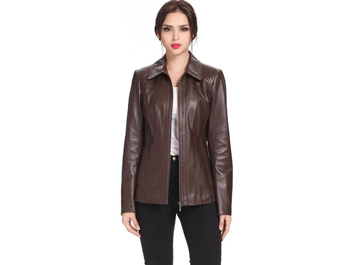 The BGSD Ellen leather jacket (Image via Amazon)
