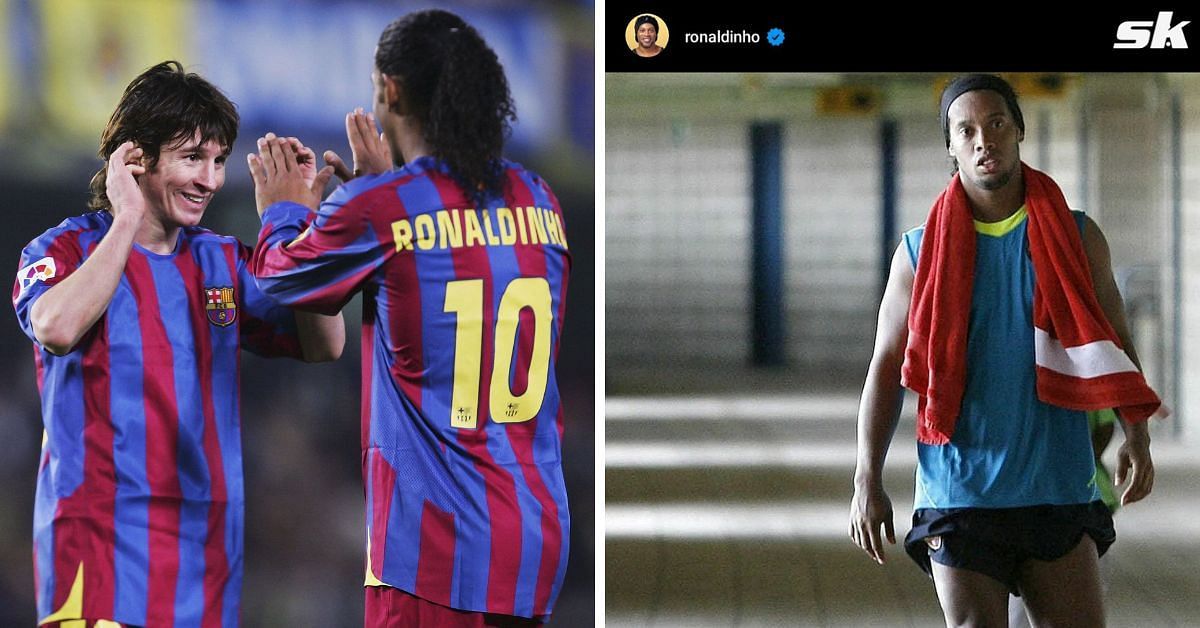 &ldquo;What a picture&rdquo; - Lionel Messi reacts as Ronaldinho shares photo from Barcelona days