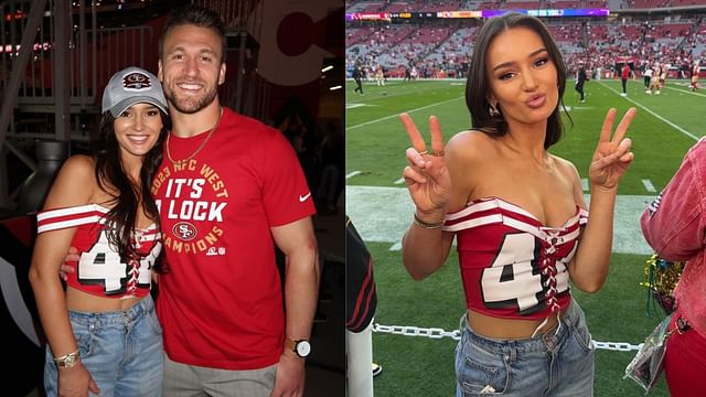 Kyle Juszczyk spills beans on teaming up with wife Kristin for  49ers-inspired jackets: "She's such a bigger deal than I am"