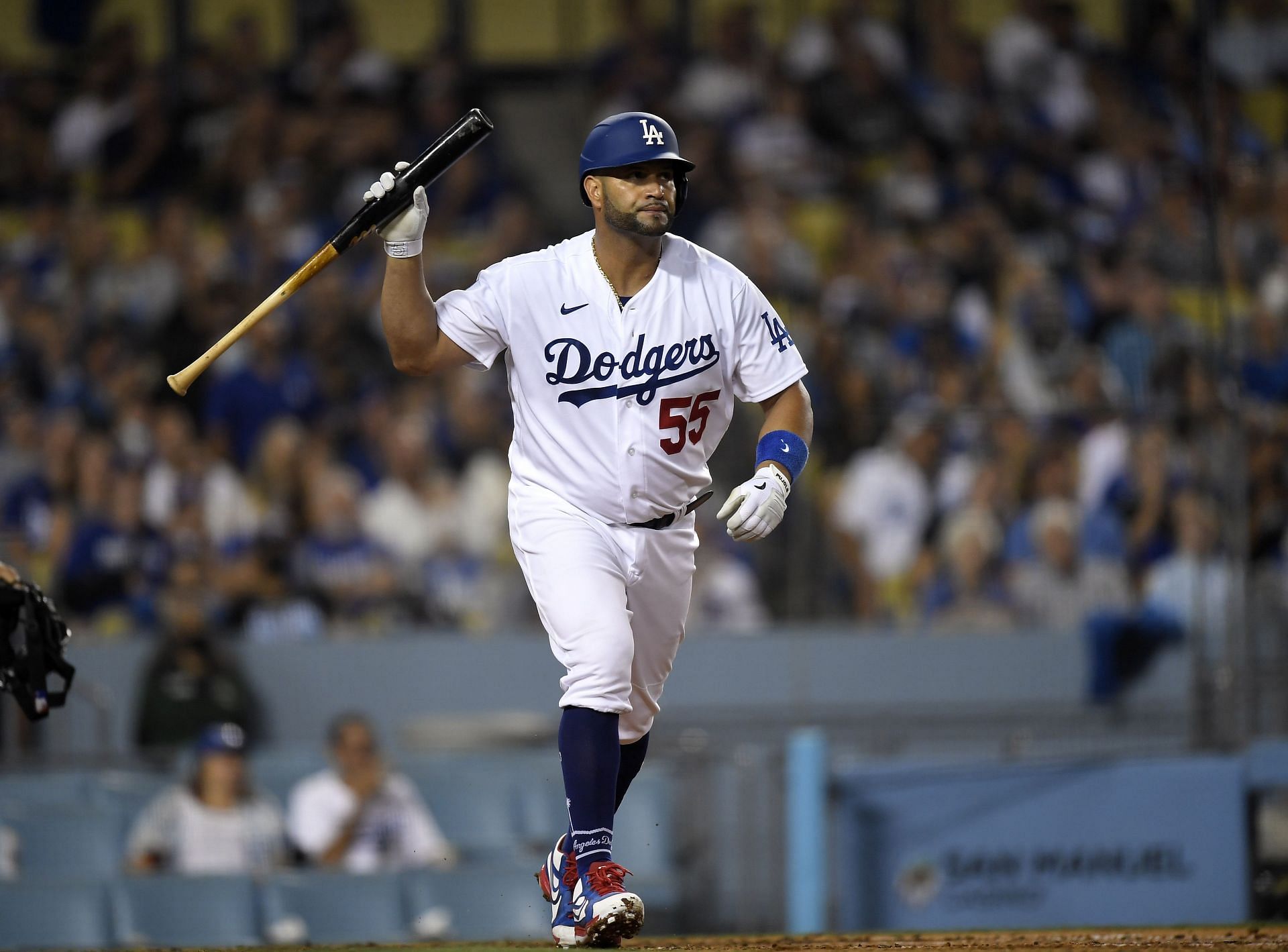 Albert Pujols played for the Angels and Dodgers