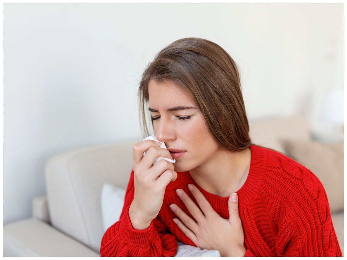 Long nails might cause breathing-related issues(Image via Vecteezy)
