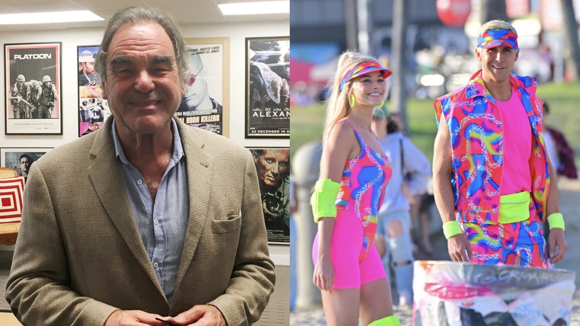 Oliver Stone shared his thoughts on the Barbie movie (Image via Facebook/@Oliver Stone and IMDb)