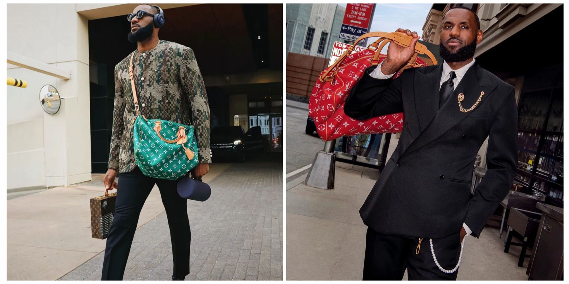 Lebron james shop louis vuitton bag