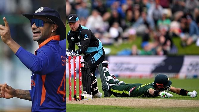 Shikhar Dhawan roasts Pakistan's Mohammad Rizwan with hilarious Kabaddi reference due to short-run during T20I against New Zealand