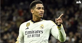 Jude Bellingham reacts on social media after starring in Real Madrid's late comeback win over Almeria