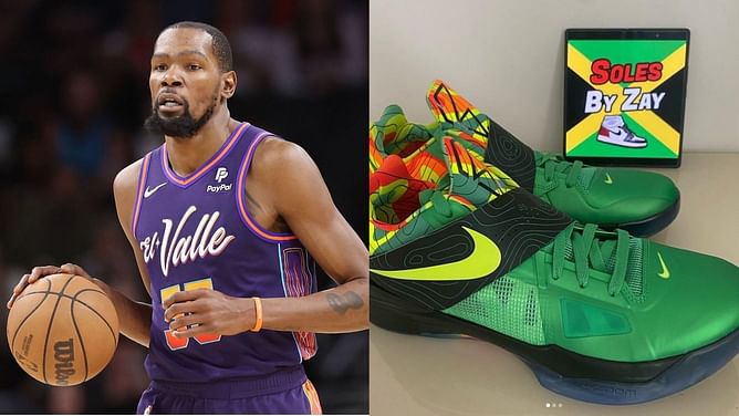 Kevin Durant x 'Weatherman' Nike KD 4 Retro: Where to buy, price, and more details explored