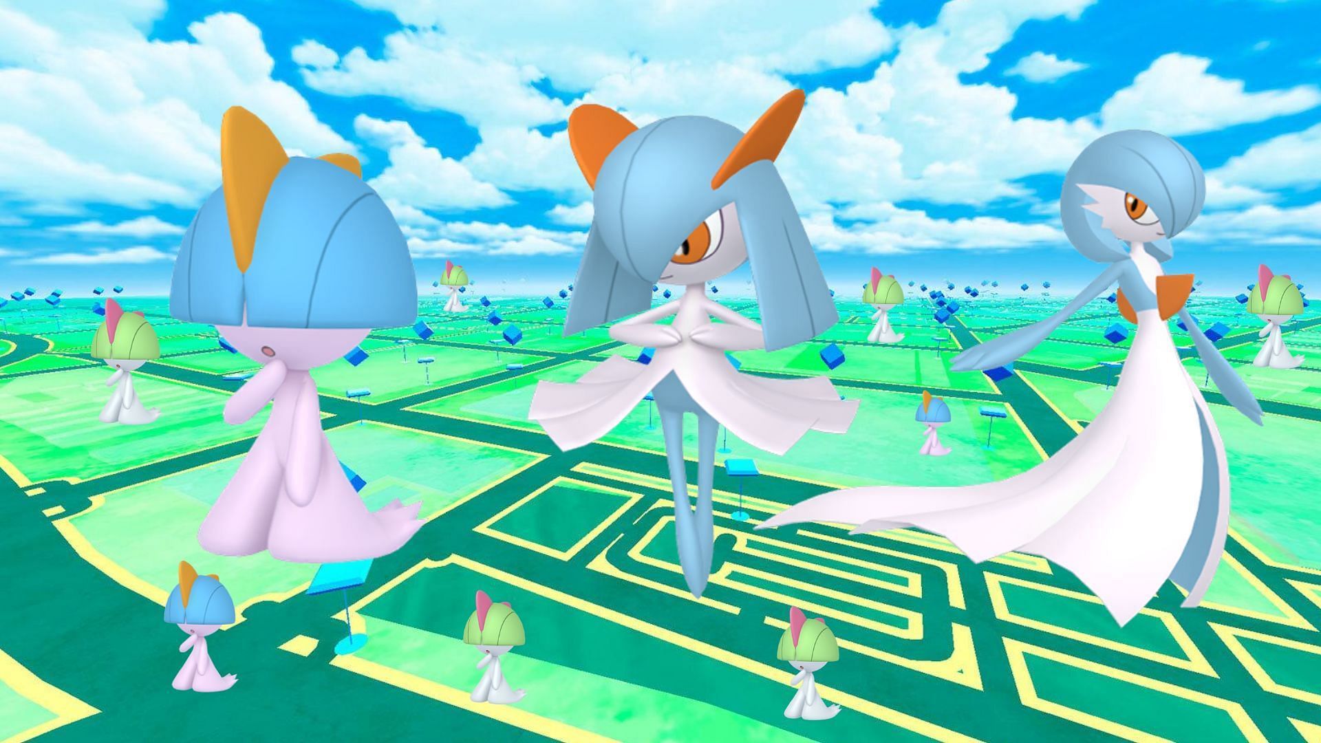 Shiny Ralts and Shiny Gardevoir (Image via The Pokemon Company)