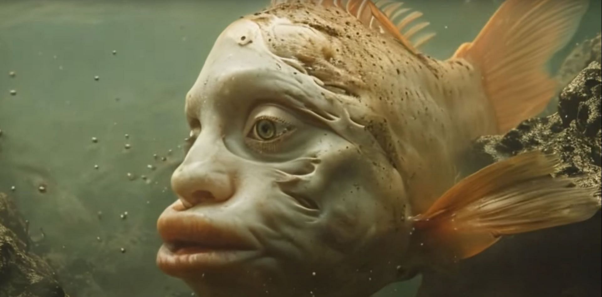Claims of the existence of human-faced fishes debunked (Image via  Headtap Videos/YouTube)