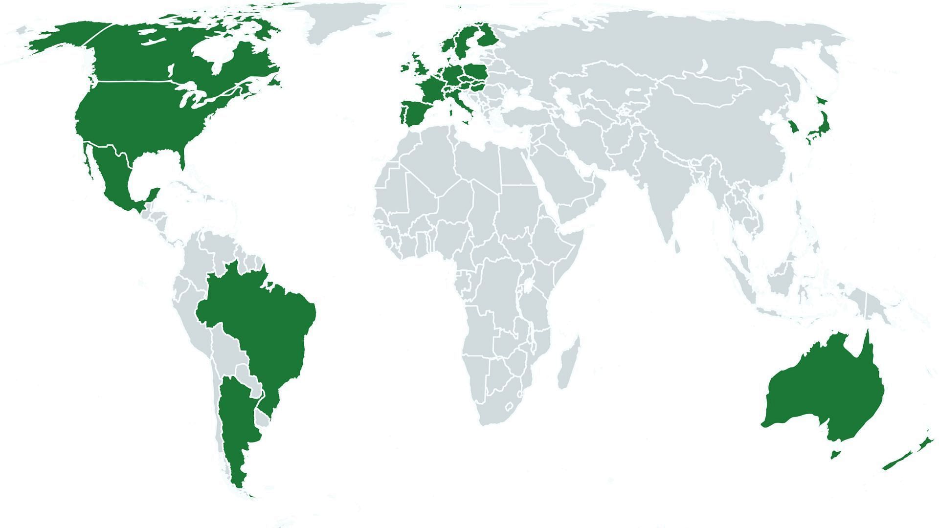 Microsoft&#039;s cloud gaming feature is available in 28 countries (Image via Wikipedia)