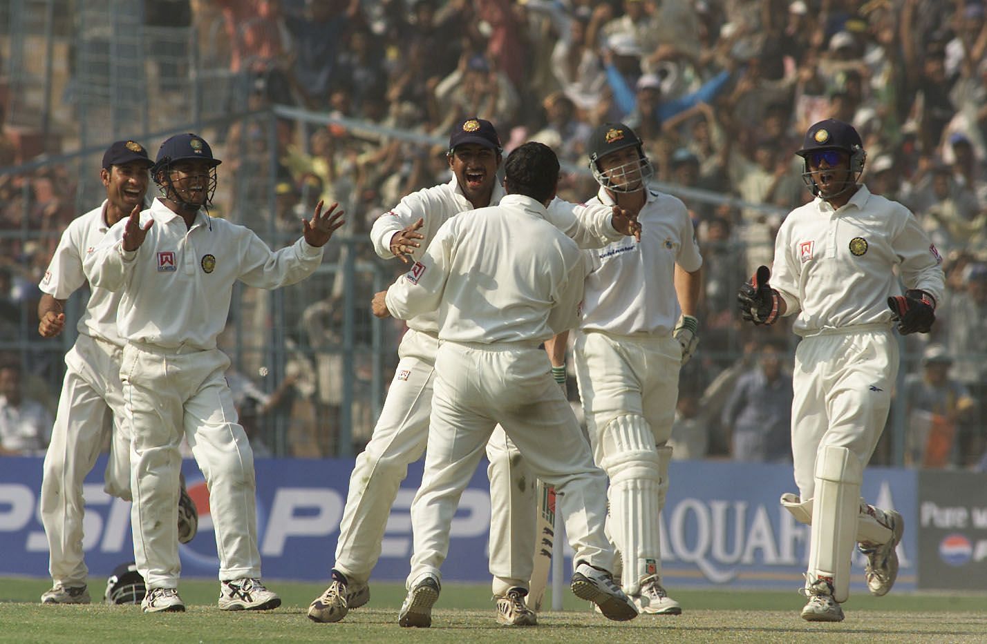India fought back after being asked to follow on in the 2001 Kolkata Test. (Pic: Getty Images)