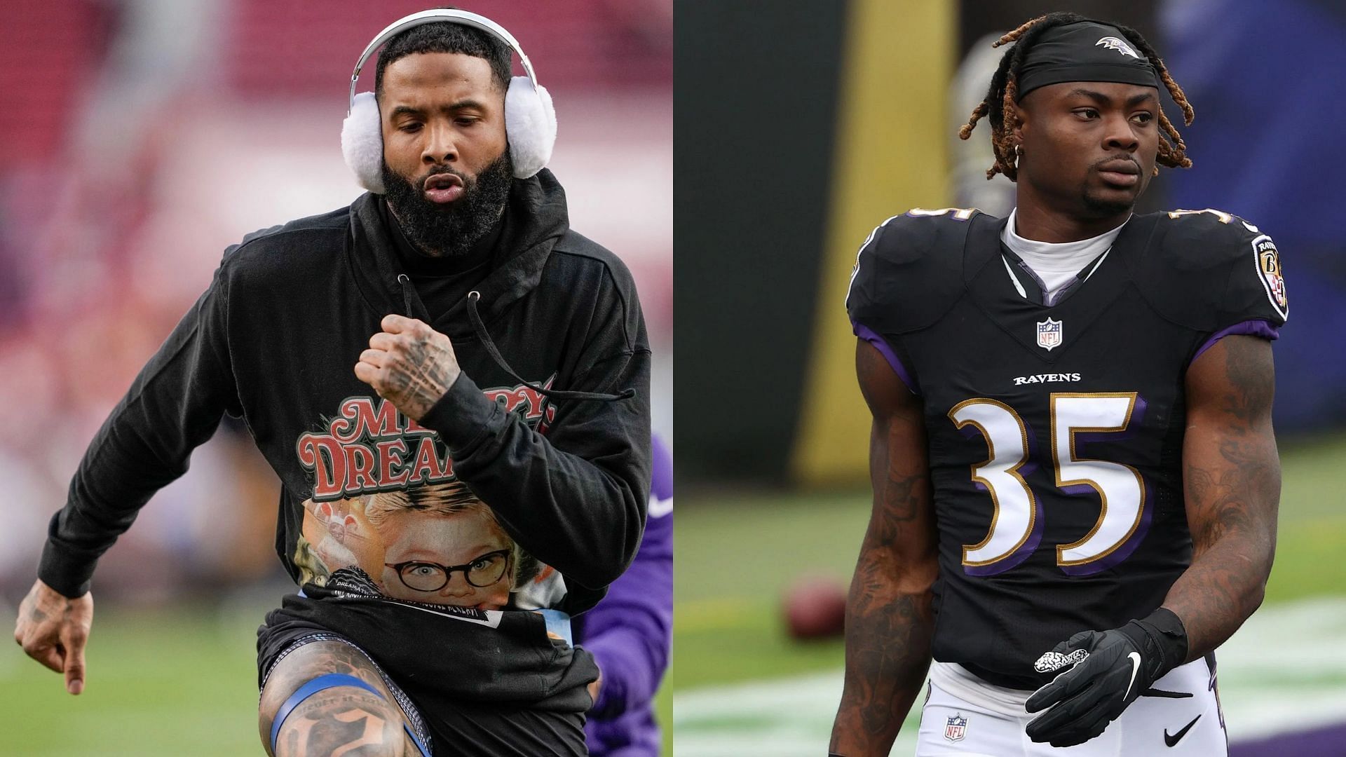 Odell Beckham Jr and Gus Edwards are just some of the impending free agents for the Baltimore Ravens