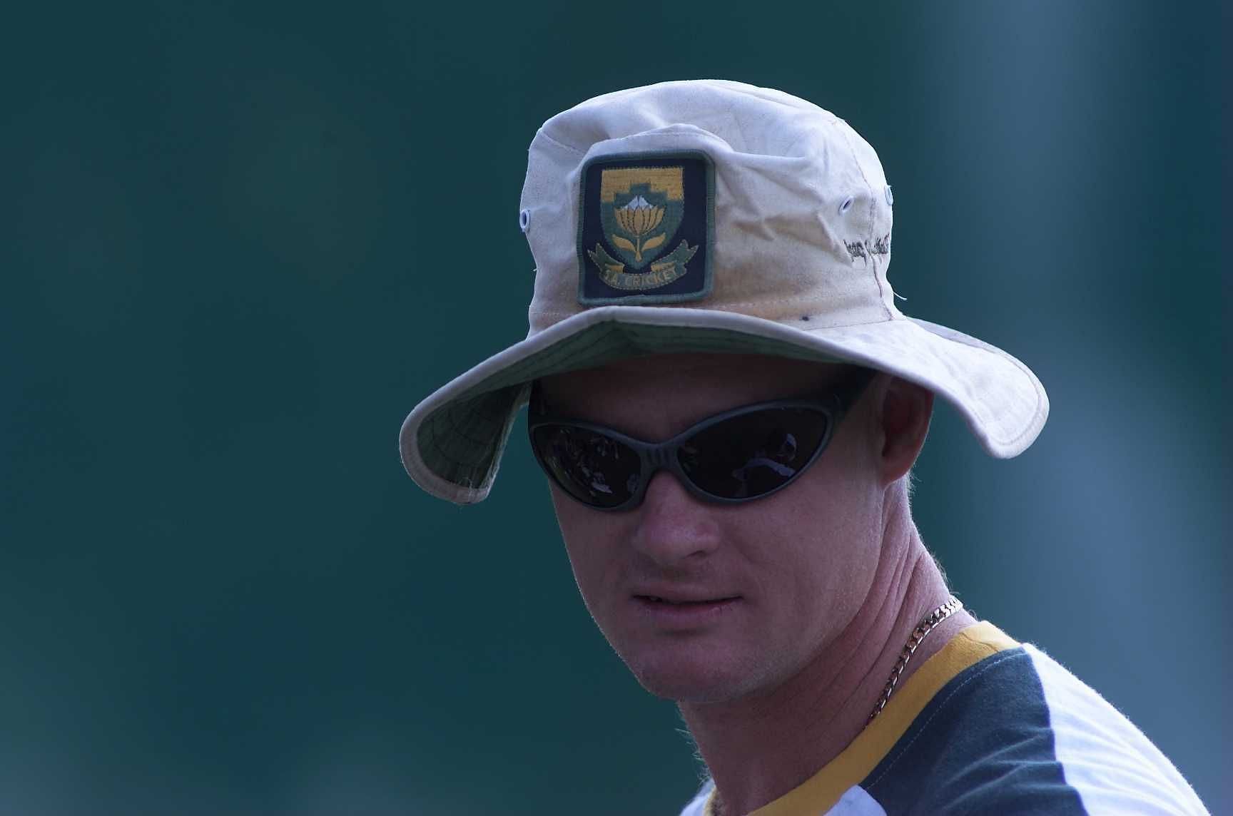Lance Klusener of South Africa during training