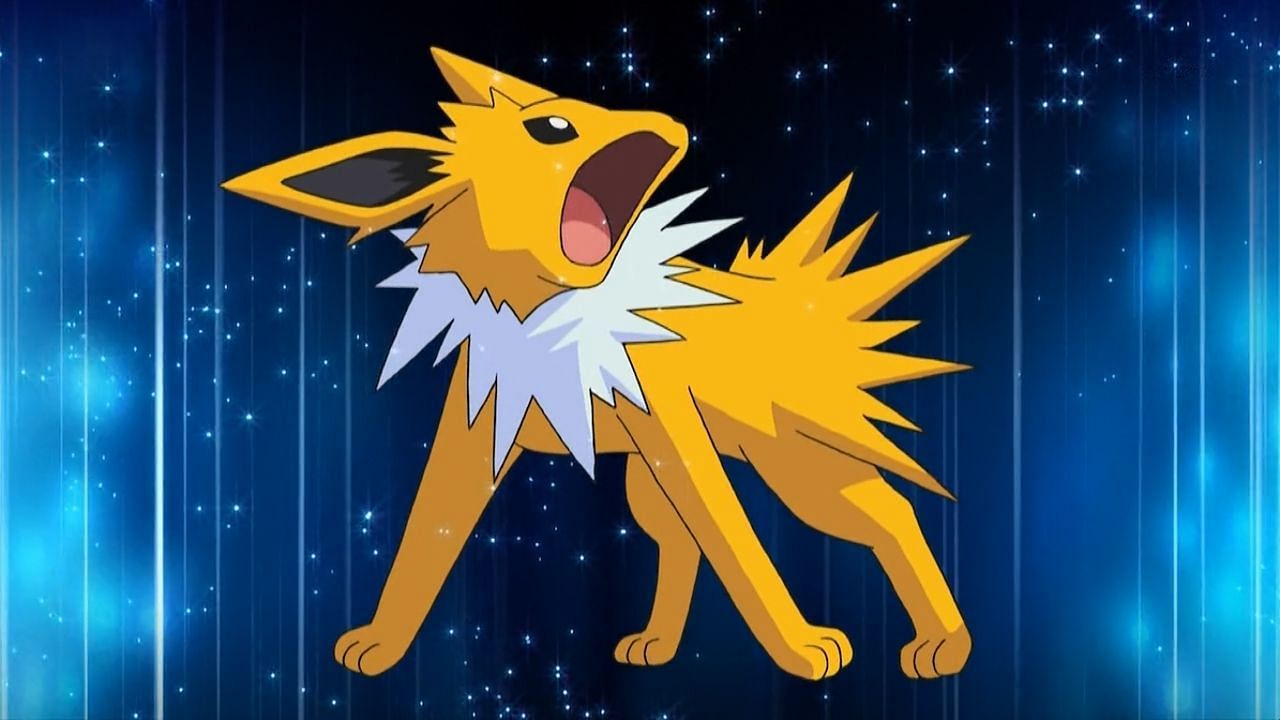 Jolteon as seen in the anime (Image via The Pokemon Company)
