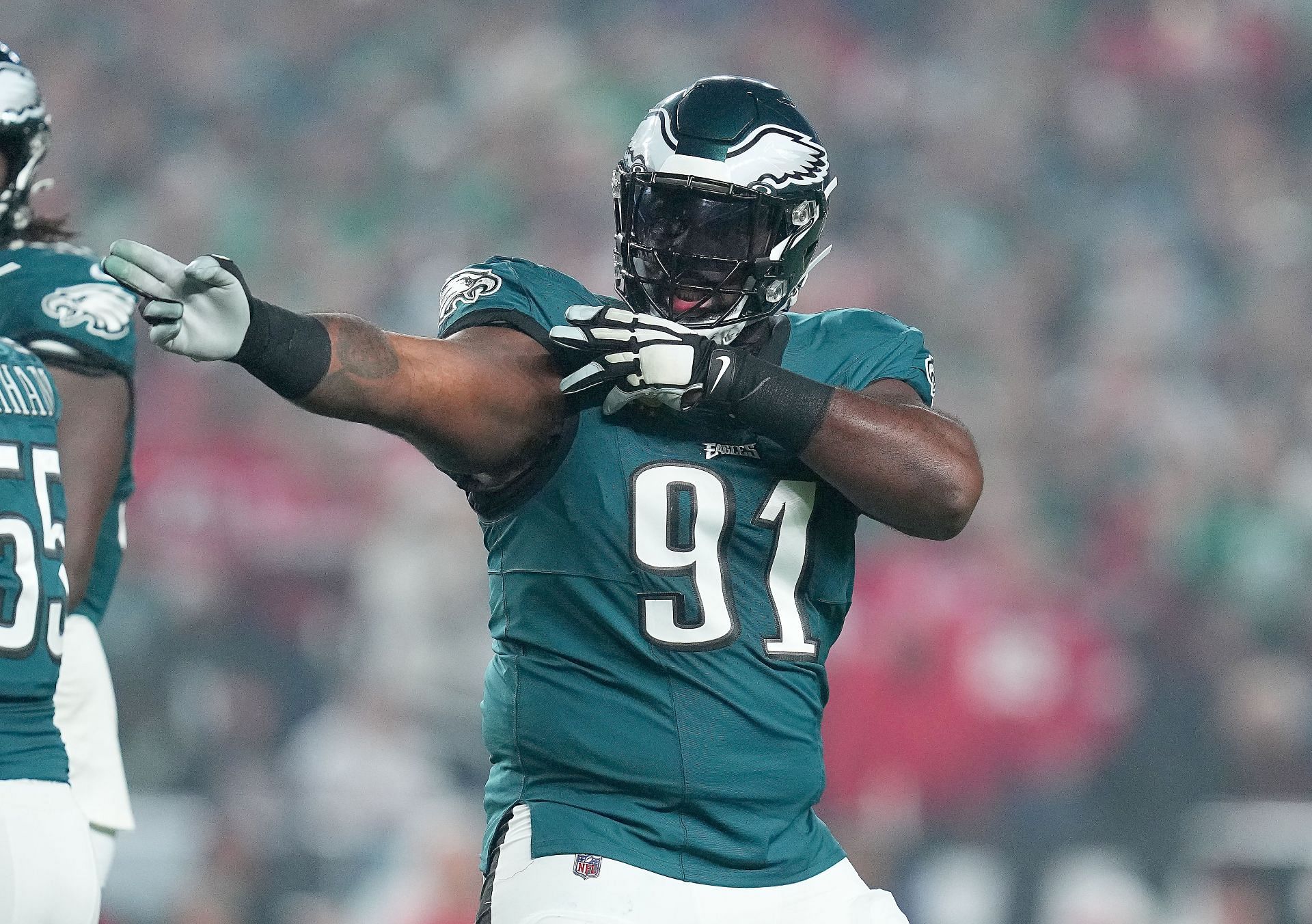 Fletcher Cox during San Francisco 49ers vs. Philadelphia Eagles