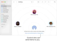 macOS Sonoma Airdrop (Image via Apple)