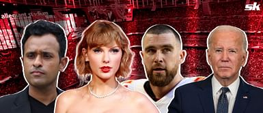 Vivek Ramaswamy speculates if Biden’s presidential endorsement could lead to rigged Travis Kelce x Taylor Swift Super Bowl