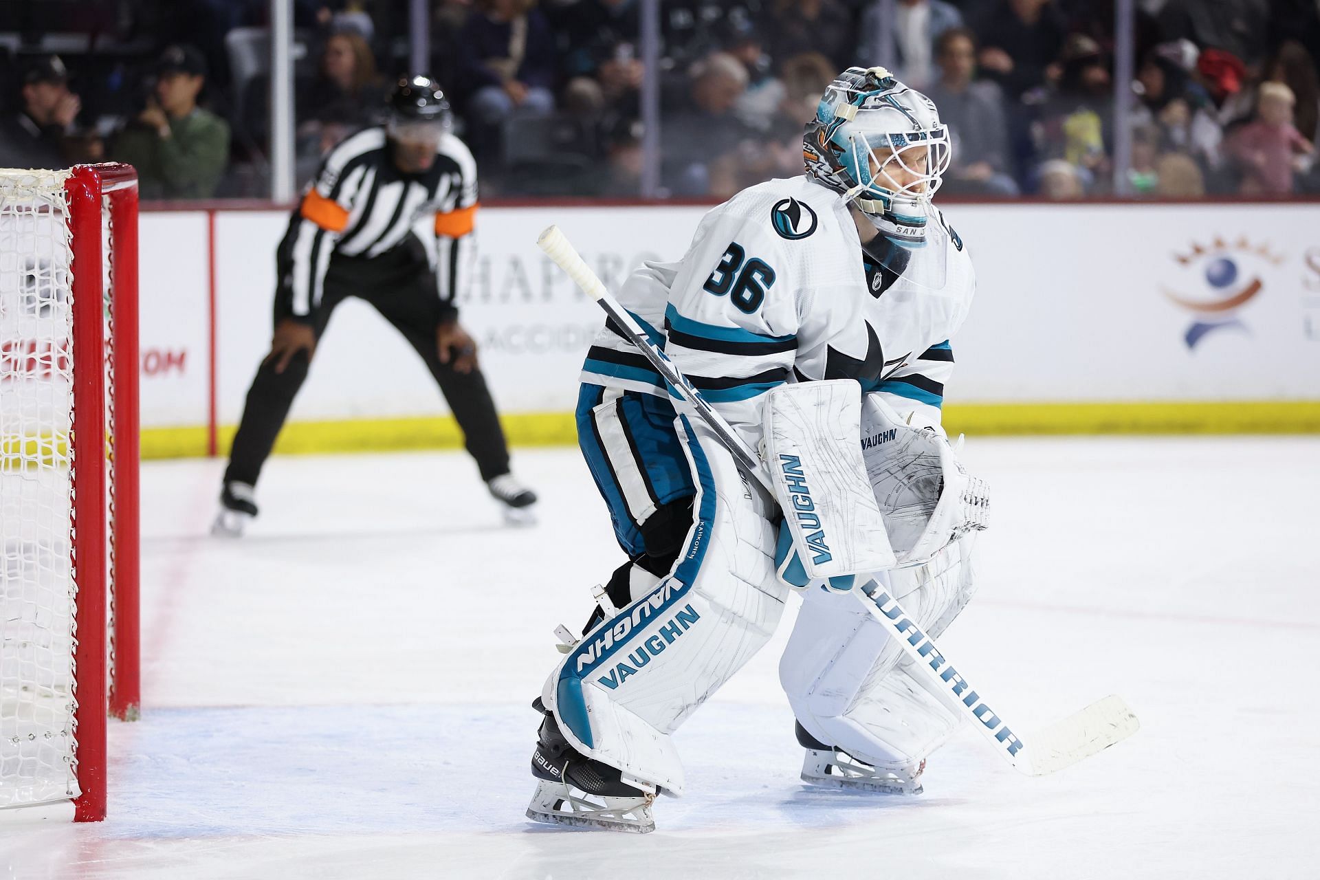 2023/24 NHL Season: San Jose Sharks v Arizona Coyotes - Kaapo Kahkonen