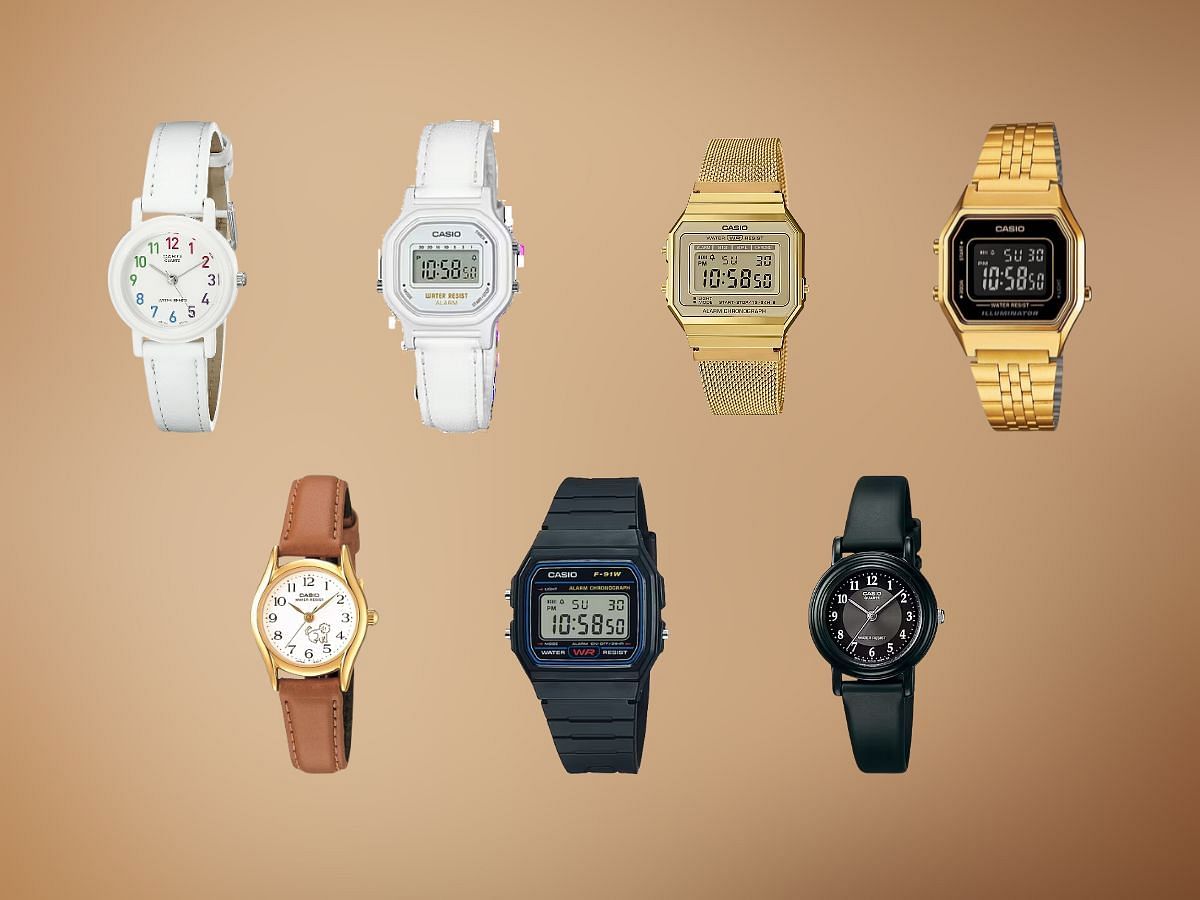 Best vintage Casio watches for women (Image via Casio, Amazon)
