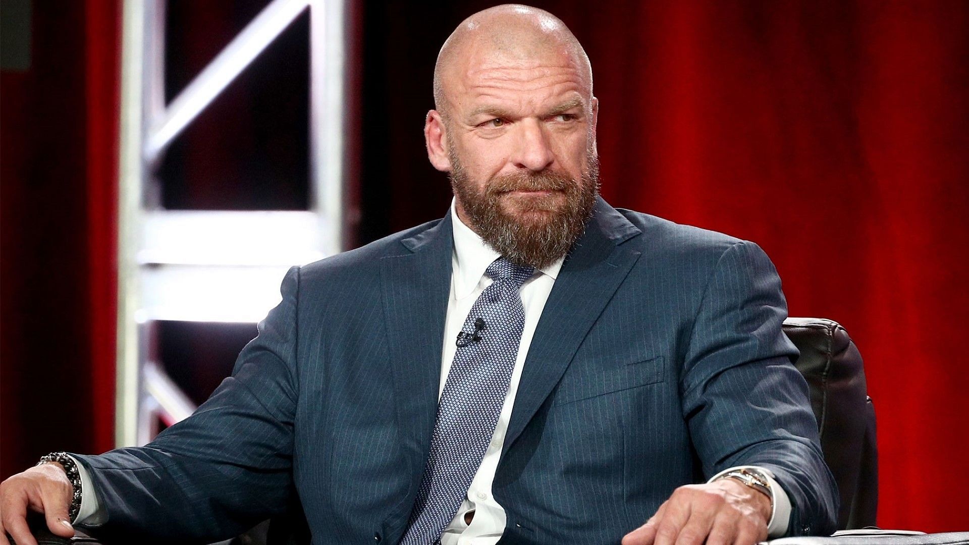 WWE Chief Content Officer Triple H speaks to fans