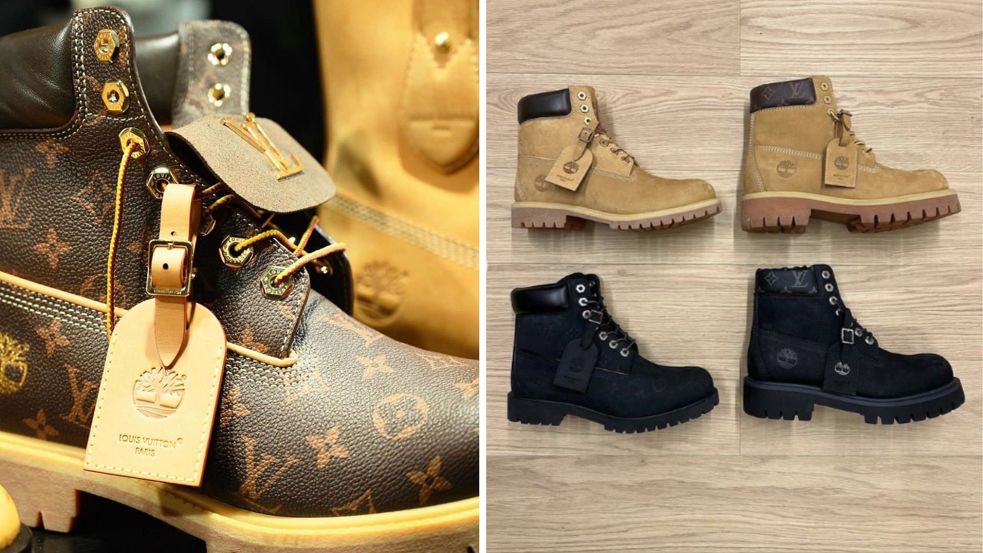 Take a look at other Louis Vuitton Timberland boot designs (Image via Instagram/@lv_collectibles)