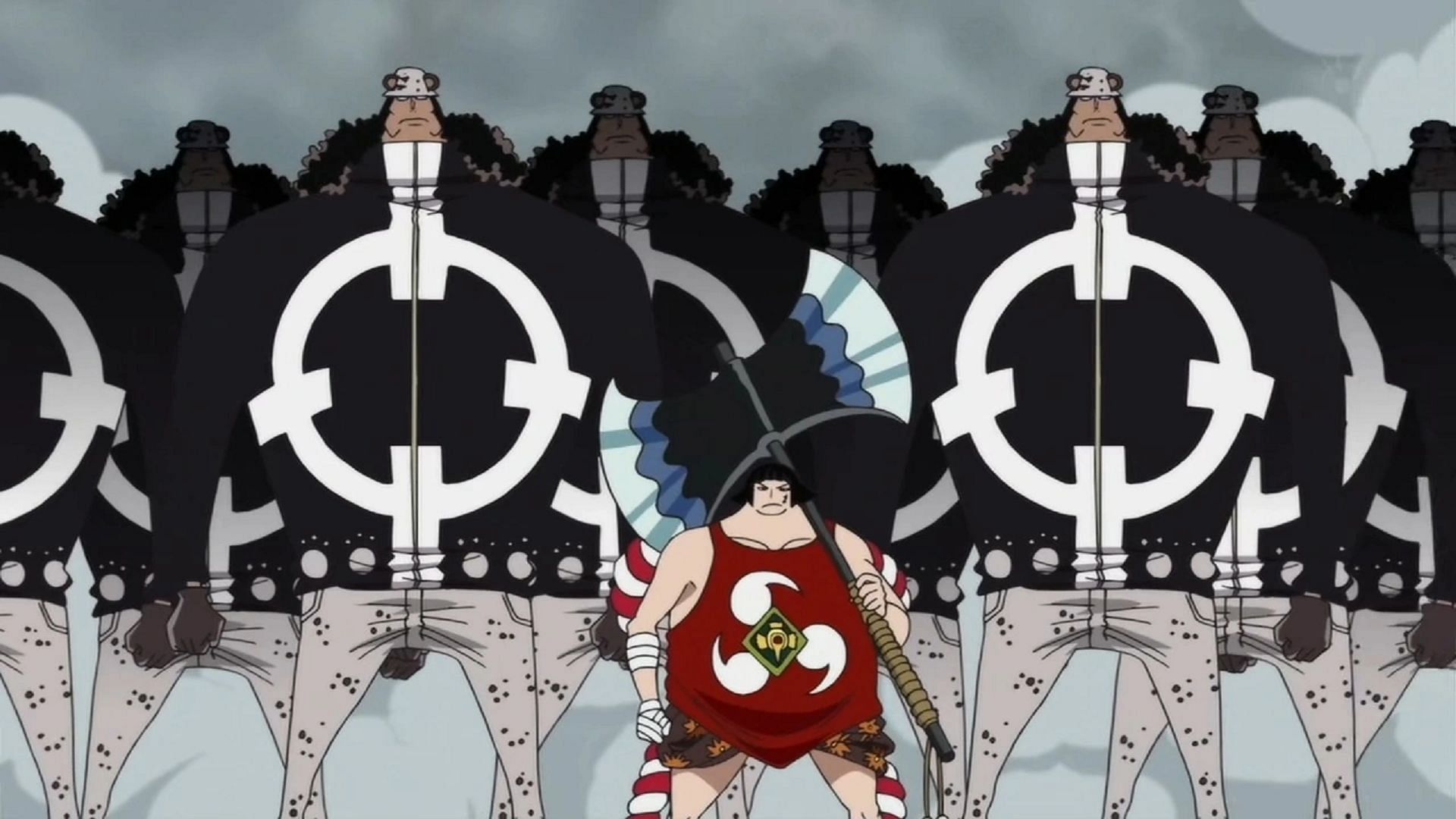 The Pacifista cyborgs as seen in One Piece (Image via Toei Animation)